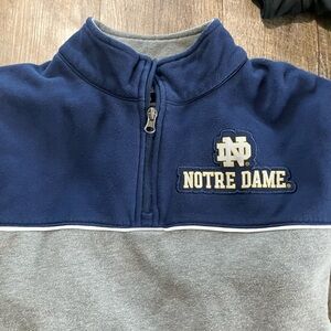 Notre Dame Quarter-Zip Pullover